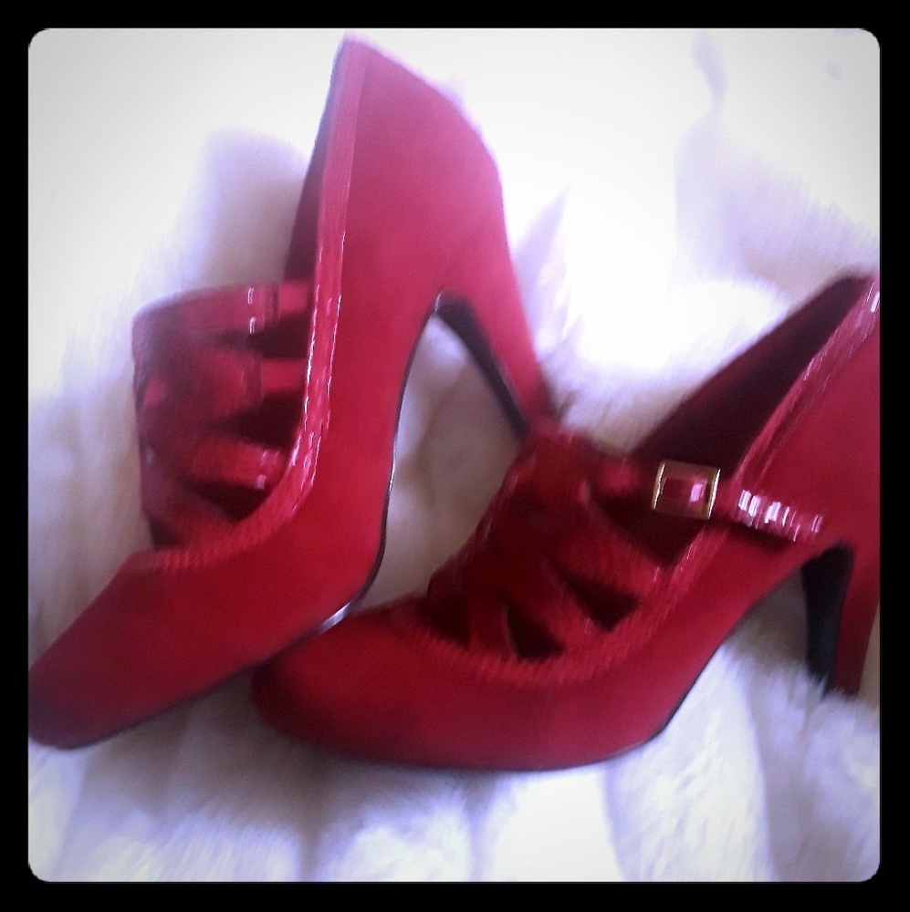 F&F Red Velvet Heels